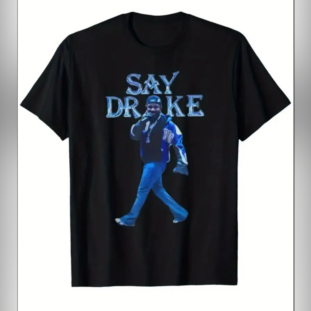 NEW Say Drake Black Graphic Unisex T-Shirt